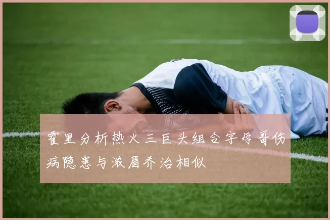 霍里分析热火三巨头组合字母哥伤病隐患与浓眉乔治相似